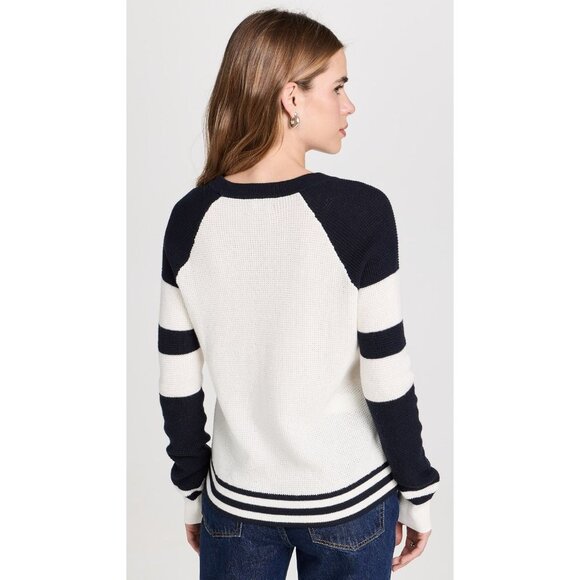 Faherty Throwback Waffle Knit Crewneck Sweater Size Small - Picture 2 of 5